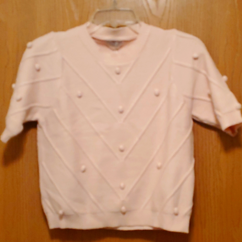 Paper Crane pink sweater small
